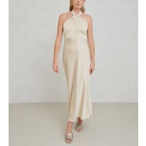 Park & Fifth Cooper Dress In Champagne Large